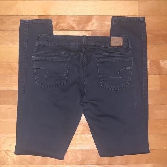 Gray American Eagle Skinny Jeans Size 0 - Picture 5 of 11